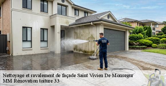Nettoyage et ravalement de façade  saint-vivien-de-monsegur-33580 MM Rénovation toiture 33