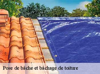 Pose de bâche et bâchage de toiture  saint-laurent-d-arce-33240 MM Rénovation toiture 33