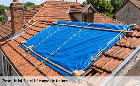 Pose de bâche et bâchage de toiture  soulignac-33760 MM Rénovation toiture 33
