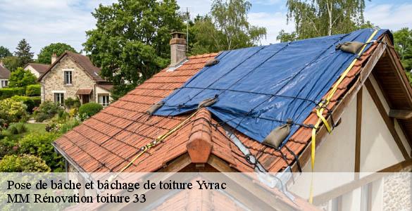 Pose de bâche et bâchage de toiture  yvrac-33370 MM Rénovation toiture 33