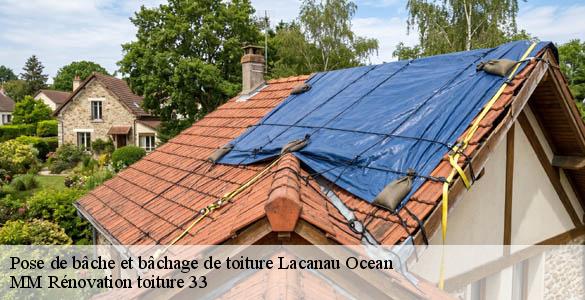 Pose de bâche et bâchage de toiture  lacanau-ocean-33680 MM Rénovation toiture 33