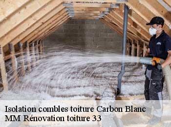 Isolation combles toiture  carbon-blanc-33560 MM Rénovation toiture 33