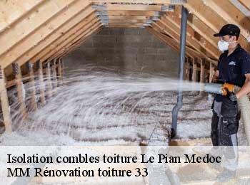 Isolation combles toiture  le-pian-medoc-33290 MM Rénovation toiture 33