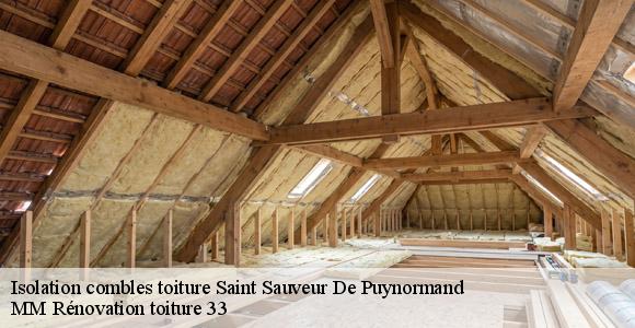 Isolation combles toiture  saint-sauveur-de-puynormand-33660 MM Rénovation toiture 33