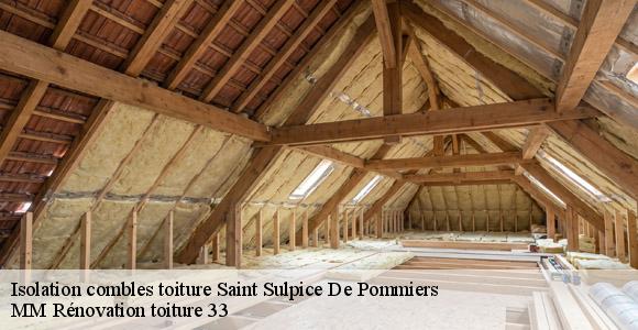 Isolation combles toiture  saint-sulpice-de-pommiers-33540 MM Rénovation toiture 33