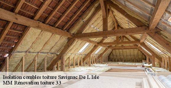 Isolation combles toiture  savignac-de-l-isle-33910 MM Rénovation toiture 33