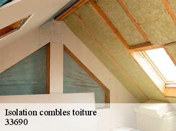 Isolation combles toiture  sigalens-33690 MM Rénovation toiture 33