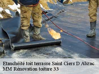 Etanchéité toit terrasse  saint-ciers-d-abzac-33910 MM Rénovation toiture 33
