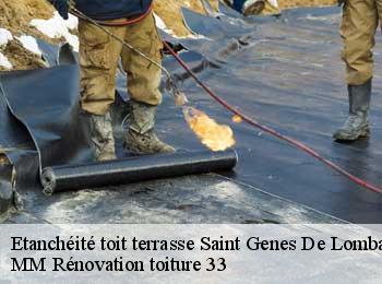 Etanchéité toit terrasse  saint-genes-de-lombaud-33670 MM Rénovation toiture 33