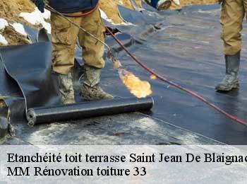Etanchéité toit terrasse  saint-jean-de-blaignac-33420 MM Rénovation toiture 33