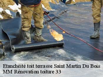 Etanchéité toit terrasse  saint-martin-du-bois-33910 MM Rénovation toiture 33