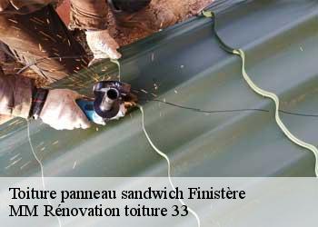 Toiture panneau sandwich 29 Finistère  MM Rénovation toiture 33