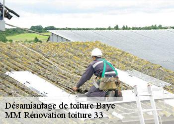 Désamiantage de toiture  baye-29300 MM Rénovation toiture 33