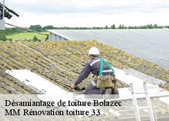 Désamiantage de toiture  bolazec-29640 MM Rénovation toiture 33