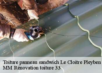 Toiture panneau sandwich  le-cloitre-pleyben-29190 MM Rénovation toiture 33
