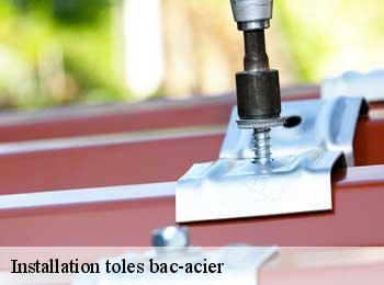 Installation toles bac-acier  berthez-33124 MM Rénovation toiture 33