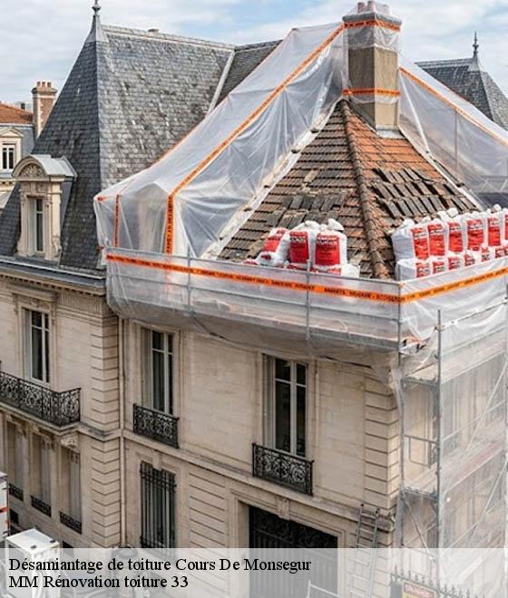 Désamiantage de toiture  cours-de-monsegur-33580 MM Rénovation toiture 33