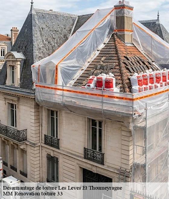 Désamiantage de toiture  les-leves-et-thoumeyrague-33220 MM Rénovation toiture 33
