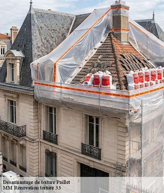 Désamiantage de toiture  paillet-33550 MM Rénovation toiture 33