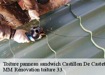Toiture panneau sandwich  castillon-de-castets-33210 MM Rénovation toiture 33