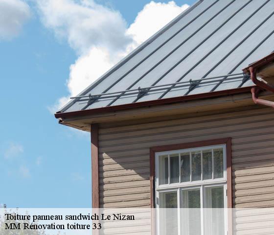 Toiture panneau sandwich  le-nizan-33430 MM Rénovation toiture 33