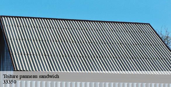 Toiture panneau sandwich  saint-pey-de-castets-33350 MM Rénovation toiture 33